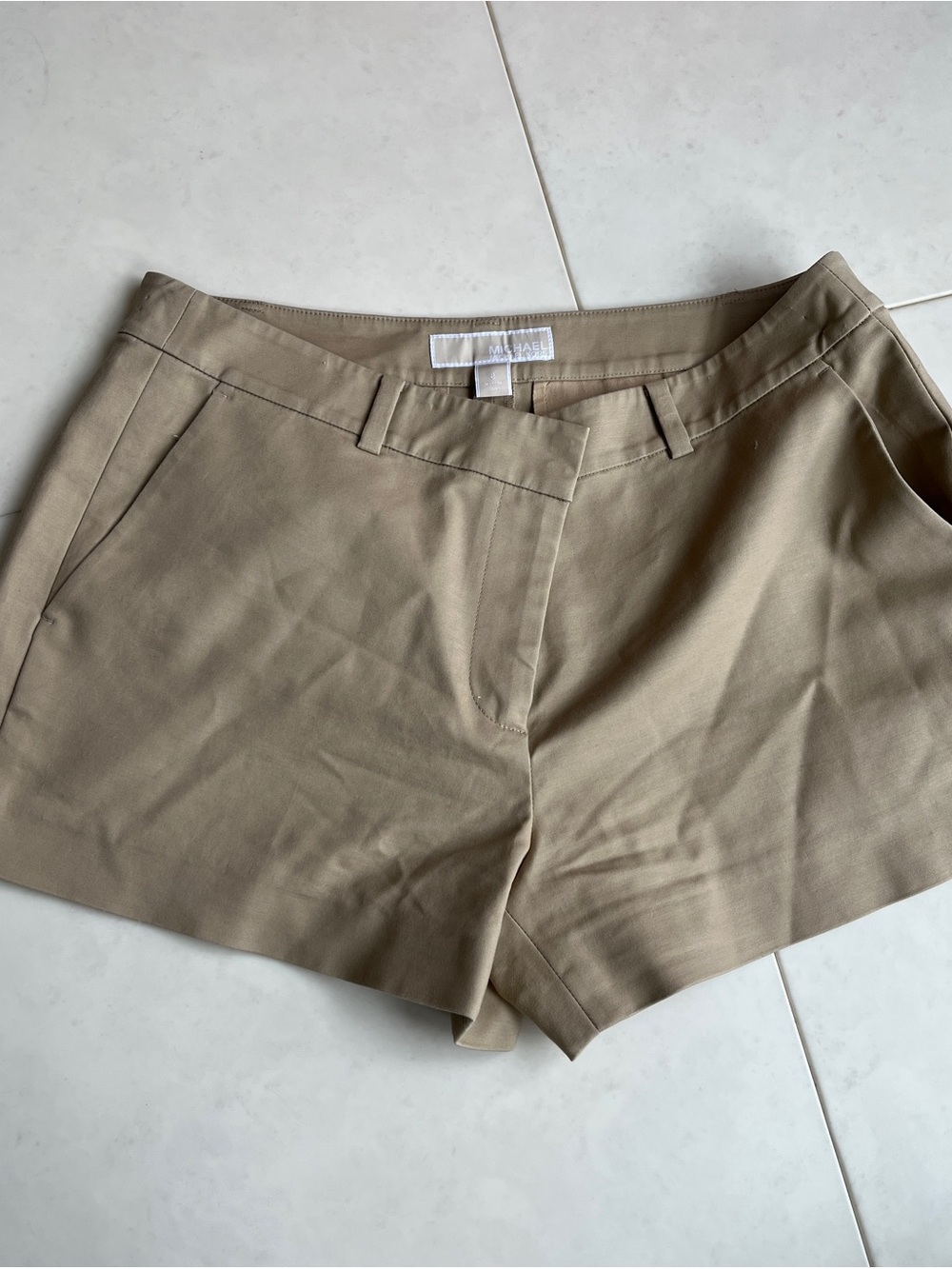Michael Kors Khaki Tailored Women's Shorts